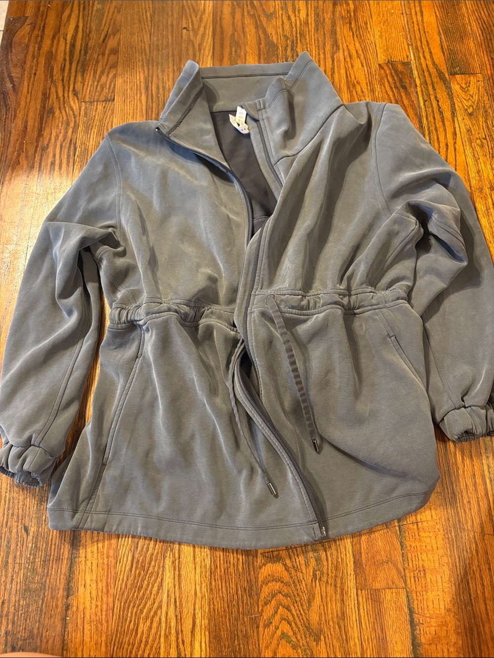 🎉Lululemon athletica Charcoal Gray Drawstring Utility Jacket